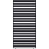 Outdoor Lamellen Sichtschutz f&uuml;r Pergola Grand Tuscan 12 / 114 x 234 cm Grau