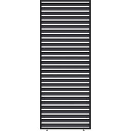 Outdoor Lamellen Sichtschutz für Pergola Grand Tuscan 10 / 94 x 234 cm Grau