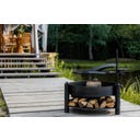 Feuerschale Montana X | Inkl. Holzlager & Zubehör