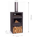 Terrassenofen Vento Plus | Inkl. Pizzaofen