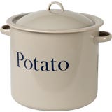 Garden Trading "Truffle" Enamel Potato Store