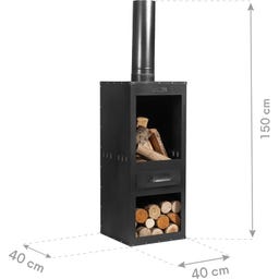 CookKing Terrassenofen Rosa