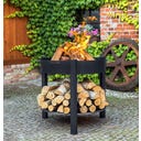 Feuerschale Montana 80 hoch | Inkl. Holzlager