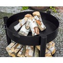 Feuerschale Montana 80 hoch | Inkl. Holzlager