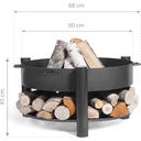 CookKing Feuerschale Montana inkl. Holzlager - 60 cm