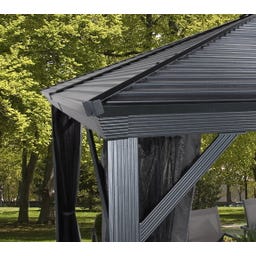Pavillon Ventura 10x10 / 3 x 3 m, Anthrazit - 1 Stk