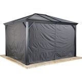 Pavillon Ventura 10x10 / 3 x 3 m, Anthrazit