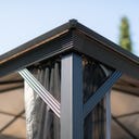 Pavillon Verona 10x10 / 3 x 3 m, Anthrazit - 1 Stk