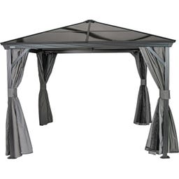 Vorhang-Set passend zu Verona 10 x 10, Dunkelgrau - 1 Stk