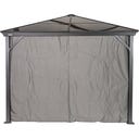 Vorhang-Set passend zu Verona 10 x 10, Dunkelgrau - 1 Stk