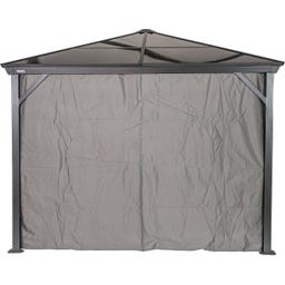 Vorhang-Set passend zu Verona 10 x 10, Dunkelgrau - 1 Stk