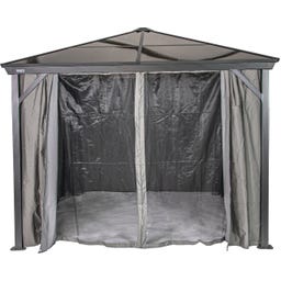 Vorhang-Set passend zu Verona 10 x 10, Dunkelgrau - 1 Stk