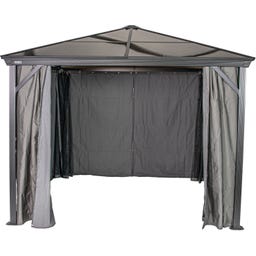 Vorhang-Set passend zu Verona 10 x 10, Dunkelgrau - 1 Stk