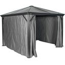 Vorhang-Set passend zu Verona 10 x 10, Dunkelgrau - 1 Stk