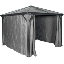 Vorhang-Set passend zu Verona 10 x 10, Dunkelgrau - 1 Stk