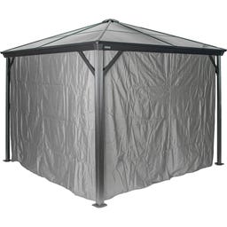 Vorhang-Set passend zu Verona 10 x 10, Dunkelgrau - 1 Stk