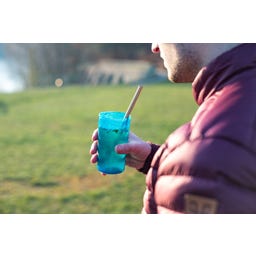 Bambaw Bambusowe słomki do picia w kartoniku - 12x 14 cm & 22 cm