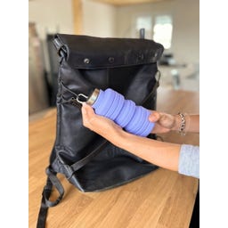 Pandoo Zložljiva steklenica za pitje - vijolična