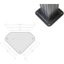 Pavillon Messina 12x16 / 4,8 x 3,6 m, Champagner - 1 Stk