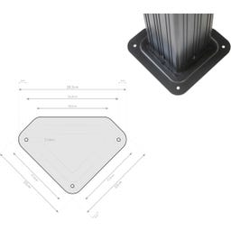 Pavillon Messina 12x16 / 4,8 x 3,6 m, Champagner - 1 Stk