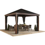 Pavillon Valencia 12x12 Holz-Edition / 3,6 x 3,6 m