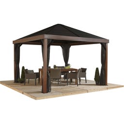 Pavillon Valencia 12x12 Holz-Edition / 3,6 x 3,6 m - 1 Stk