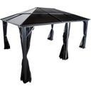 Pavillon Meridien 12x16 / / 4,8 x 3,6 m, Anthrazit - 1 Stk