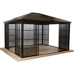 Pavillon Castel 12x14 / 4,3 x 3,6 m, Bronze - 1 Stk