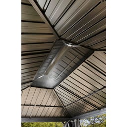 Pavillon Messina 12x16 / 4,8 x 3,6 m, Anthrazit - 1 Stk