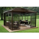 Pavillon Castel 12x14 / 4,3 x 3,6 m, Bronze - 1 Stk