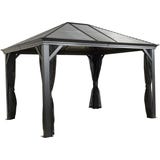 Pavillon Mykonos 10x12 / 3,6 x 3 m, Anthrazit