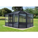 Pavillon Charleston 12x15 / 4,8 x 3,8 m, Anthrazit - 1 Stk