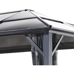 Pavillon Meridien 12x16 / / 4,8 x 3,6 m, Anthrazit - 1 Stk