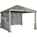 Pavillon Nanda 12x12 / 3,6 x 3,6 m, Champagner - 1 Stk