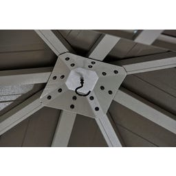 Pavillon Messina 10x12 champagner 3,6 x 3 m - 1 Stk