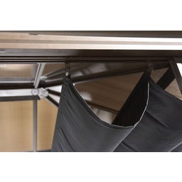 Pavillon Castel 12x14 / 4,3 x 3,6 m, Bronze - 1 Stk