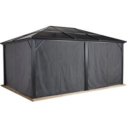 Vorhang-Set passend zu Meridien 12x16, Dunkelgrau - 1 Stk