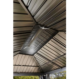 Pavillon Messina 10x12 / 3,6 x 3 m, Anthrazit - 1 Stk