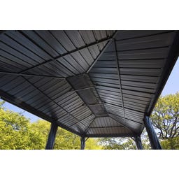 Pavillon Messina 12x20 / 6 x 3,6 m, Anthrazit - 1 Stk