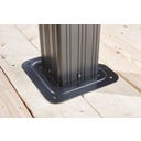 Pavillon Messina 12x16 / 4,8 x 3,6 m, Anthrazit - 1 Stk