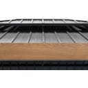 Pavillon Fontana 1012 | inkl. Moskitonetz 3,6 x 3 m, Holzoptik - 1 Stk