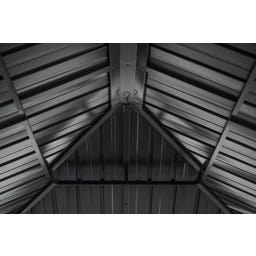 Pavillon Fontana 1012 | inkl. Moskitonetz 3,6 x 3 m, Holzoptik - 1 Stk