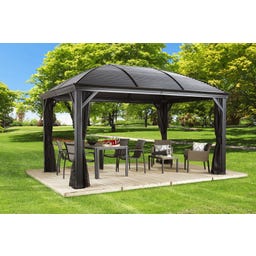 Pavillon Moreno 10x14 / 4,2 x 3 m, Anthrazit - 1 Stk