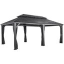 Pavillon Messina 12x20 / 6 x 3,6 m, Anthrazit - 1 Stk