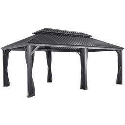 Pavillon Messina 12x20 / 6 x 3,6 m, Anthrazit - 1 Stk