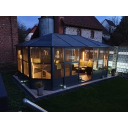 Pavillon Charleston 12x15 / 4,8 x 3,8 m, Anthrazit - 1 Stk