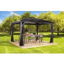 Pavillon Verona 10x14 / 4,2 x 3 m, Anthrazit - 1 Stk
