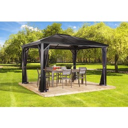 Pavillon Verona 10x14 / 4,2 x 3 m, Anthrazit - 1 Stk