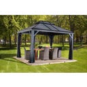 Pavillon Mykonos 10x14 / 4,2 x 3 m, Basaltgrau - 1 Stk