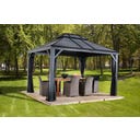 Pavillon Mykonos 10x12 / 3,6 x 3 m, Anthrazit - 1 Stk